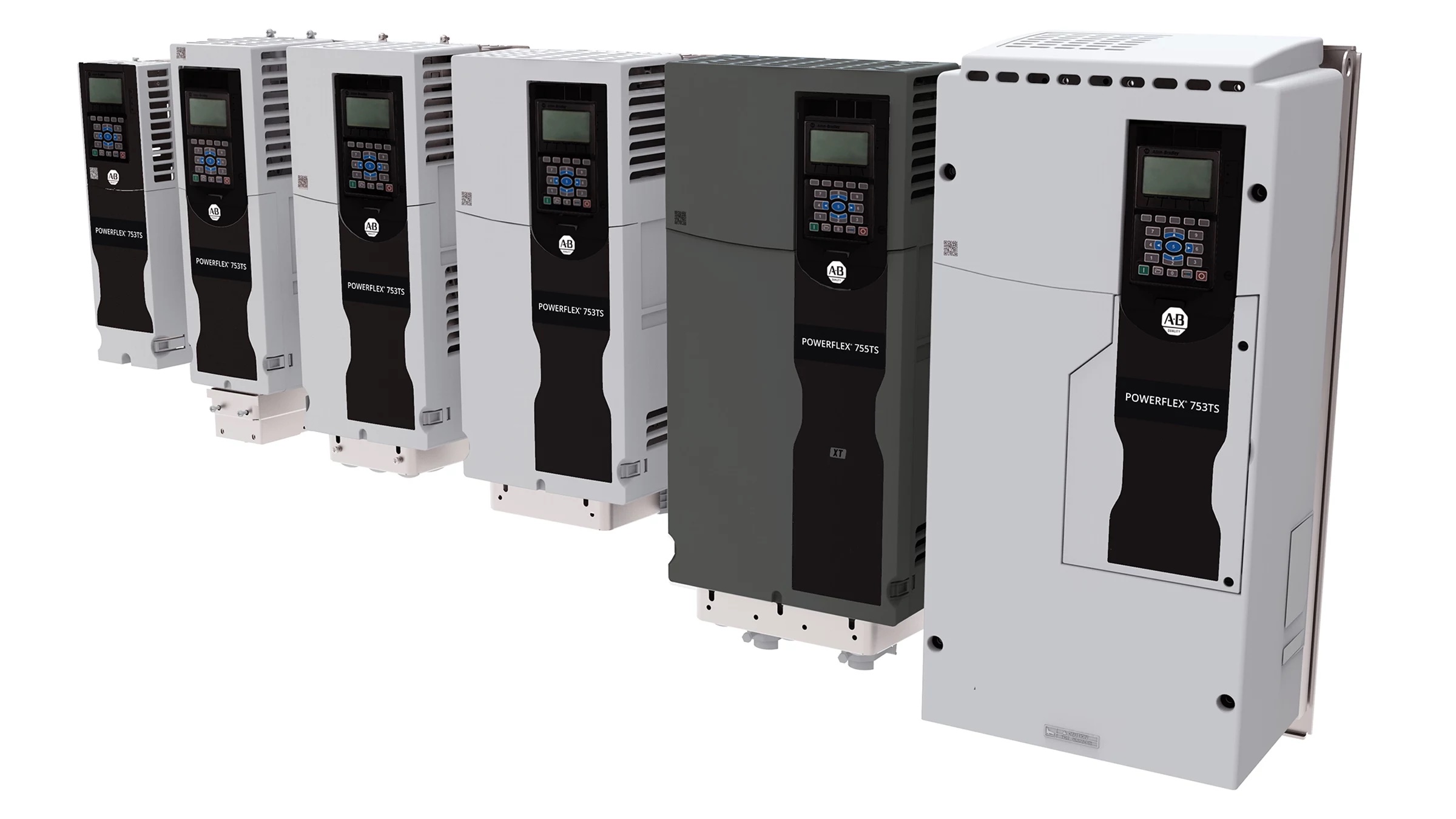 Rockwell's market-leading lineup of  PowerFlex VFD technology. 
