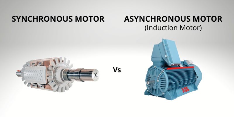 synchronous motors vs asynchronous motors and induction motors