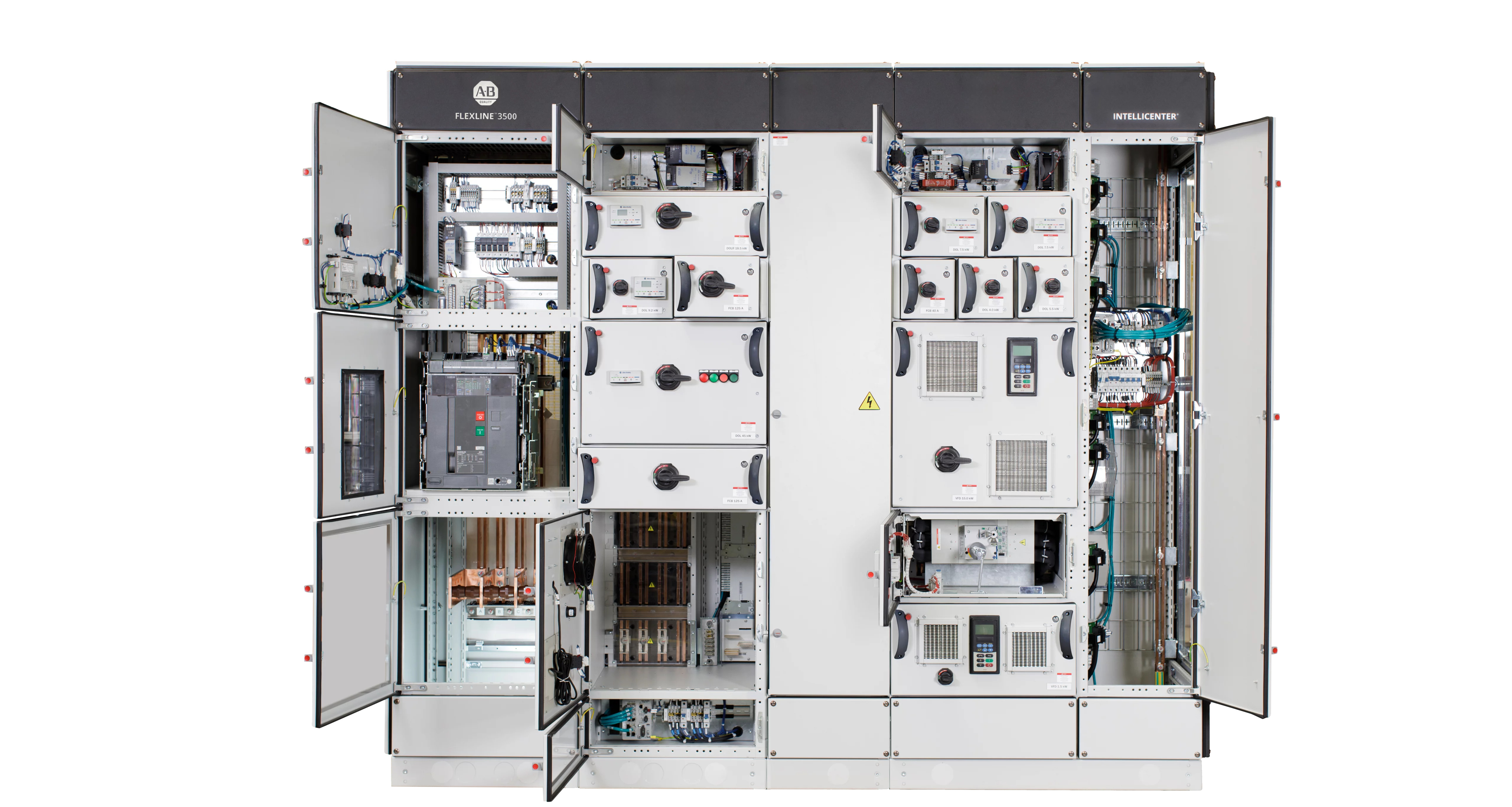The Allen-Bradley FLEXLINE 3500 low-voltage motor control center