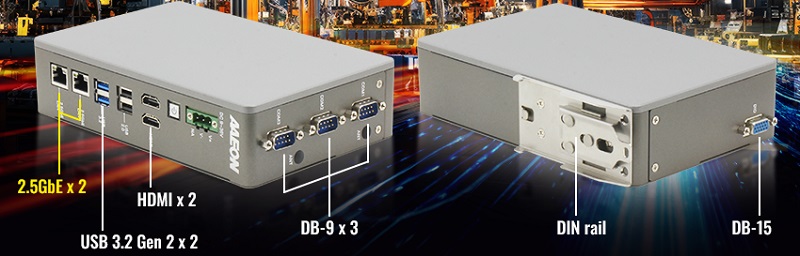 Com and power connections on the Boxer-6711 frame