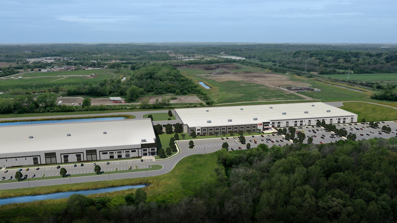 A rendering of ABB's manufacturing facility in New Berlin, Wisconsin.