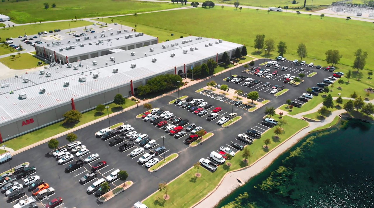 ABB's calibration hall is being constructed in the industrial park in Bartlesville, Oklahoma, next to ABB's existing factory
