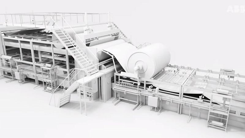 Digital representation of pulp & paper equipment