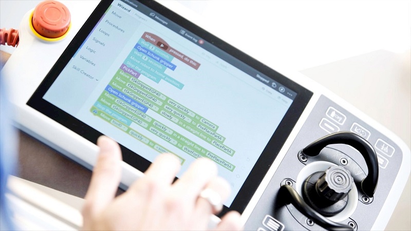 ABB's no-code programming interface