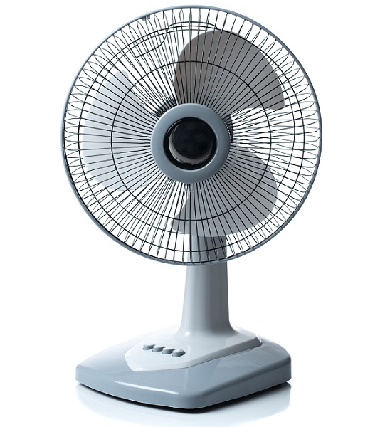 Single phase motor in a fan
