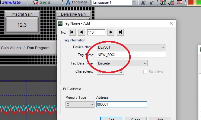 Automation Direct HMI tags