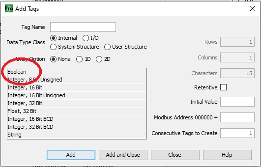 Automation Direct tags