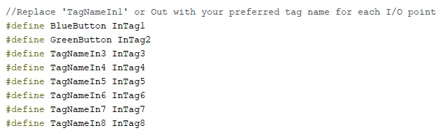 Tagname listing