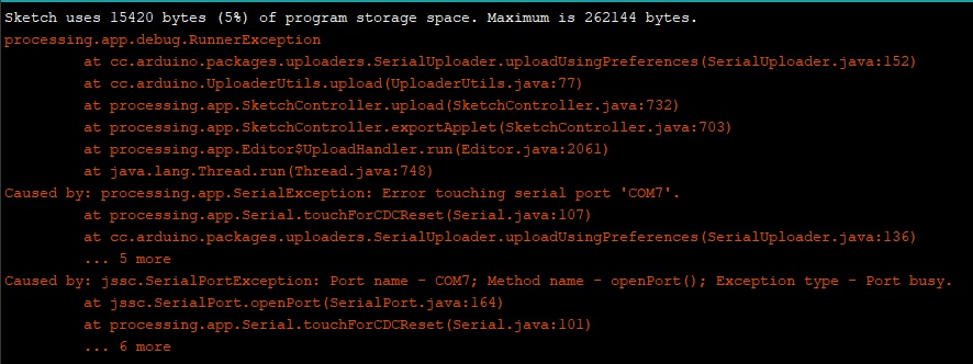 Bootloader error in Arduino IDE