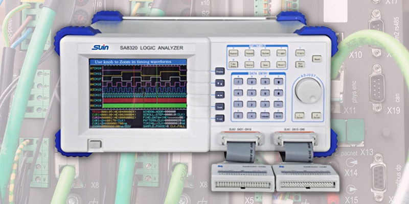 binary signal patters detected with Logic analyzer tools