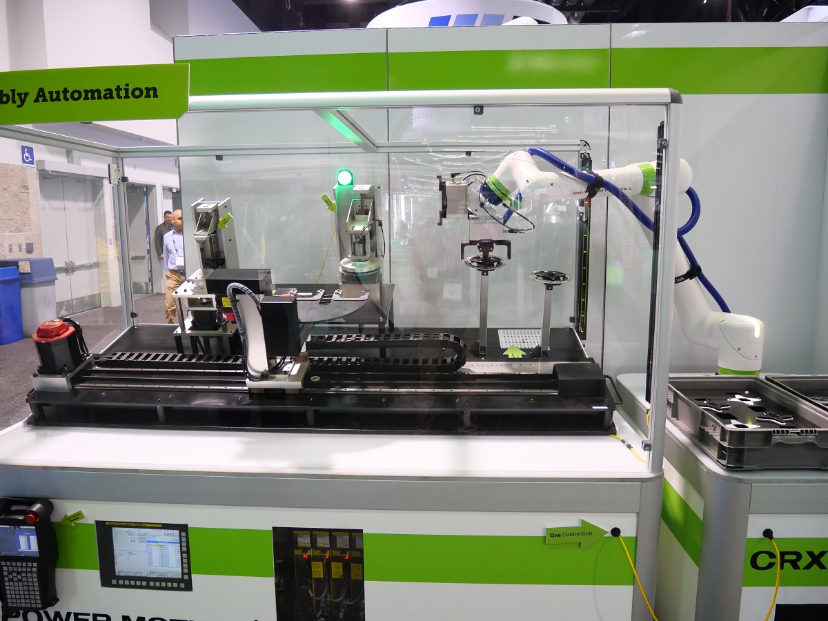 FANUC's connection between CNC and robot