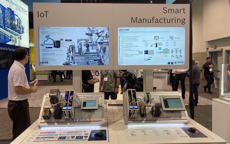 Bosch Rexroth booth from ATX West 2023