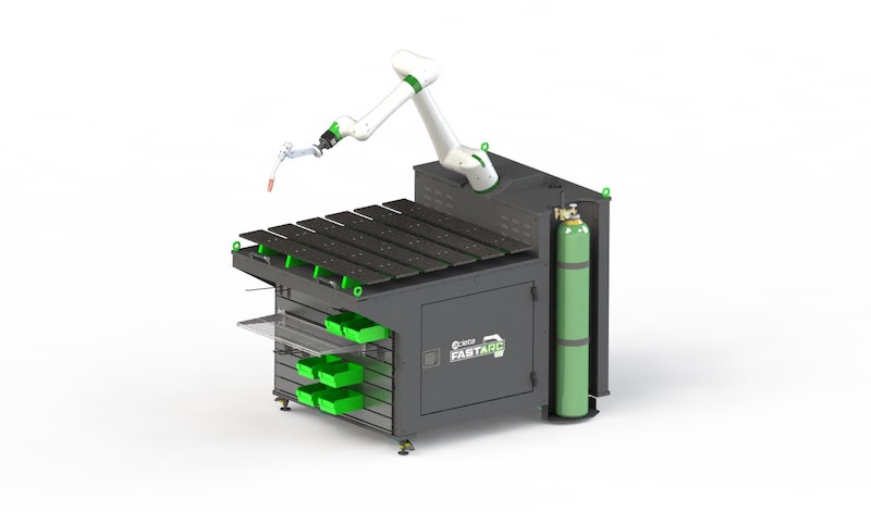 collaborative welding cell with FANUC cobot