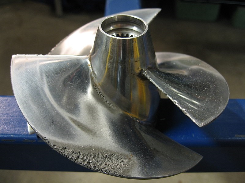 Propeller cavitation
