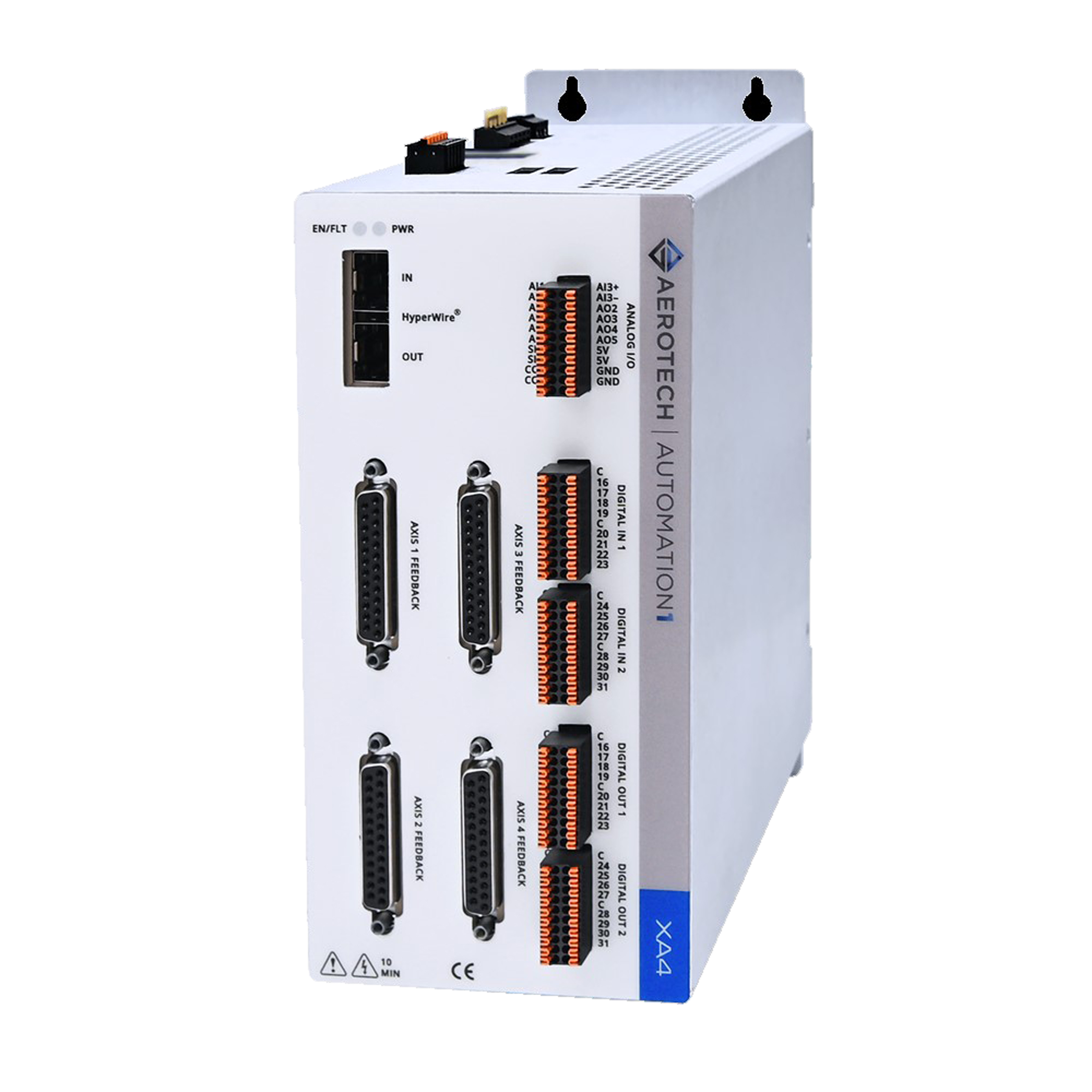 Aerotech’s Automation1 version 2.8 now supports the 4-axis XA4 series controller