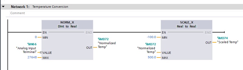 NORM_X and SCALE_X for scaling analog input