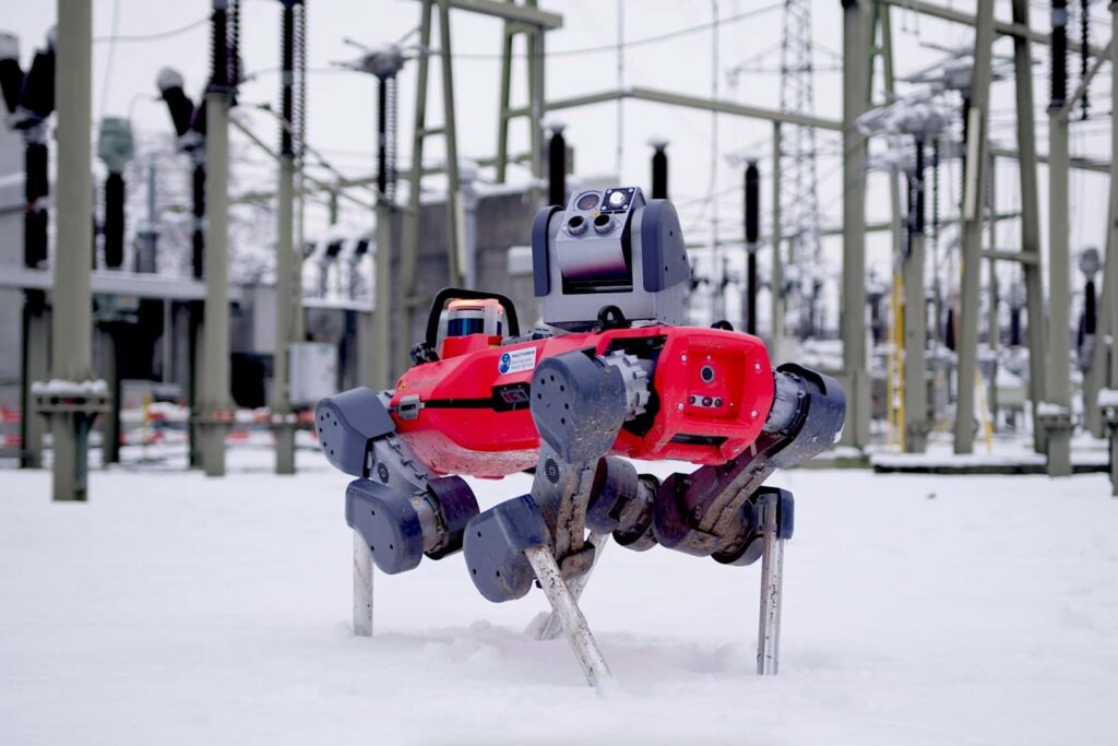 Anymal robots can go where humans cannot and brave hazardous conditions while collecting invaluable inspection data concerning asset health and functionality