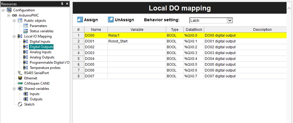 Added Digital Output tag (Robot Start)