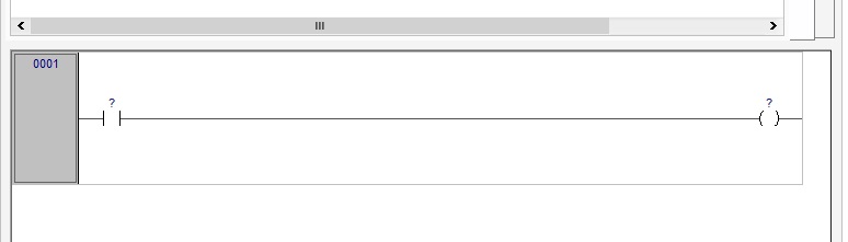 New Ladder Diagram (LD) default view.