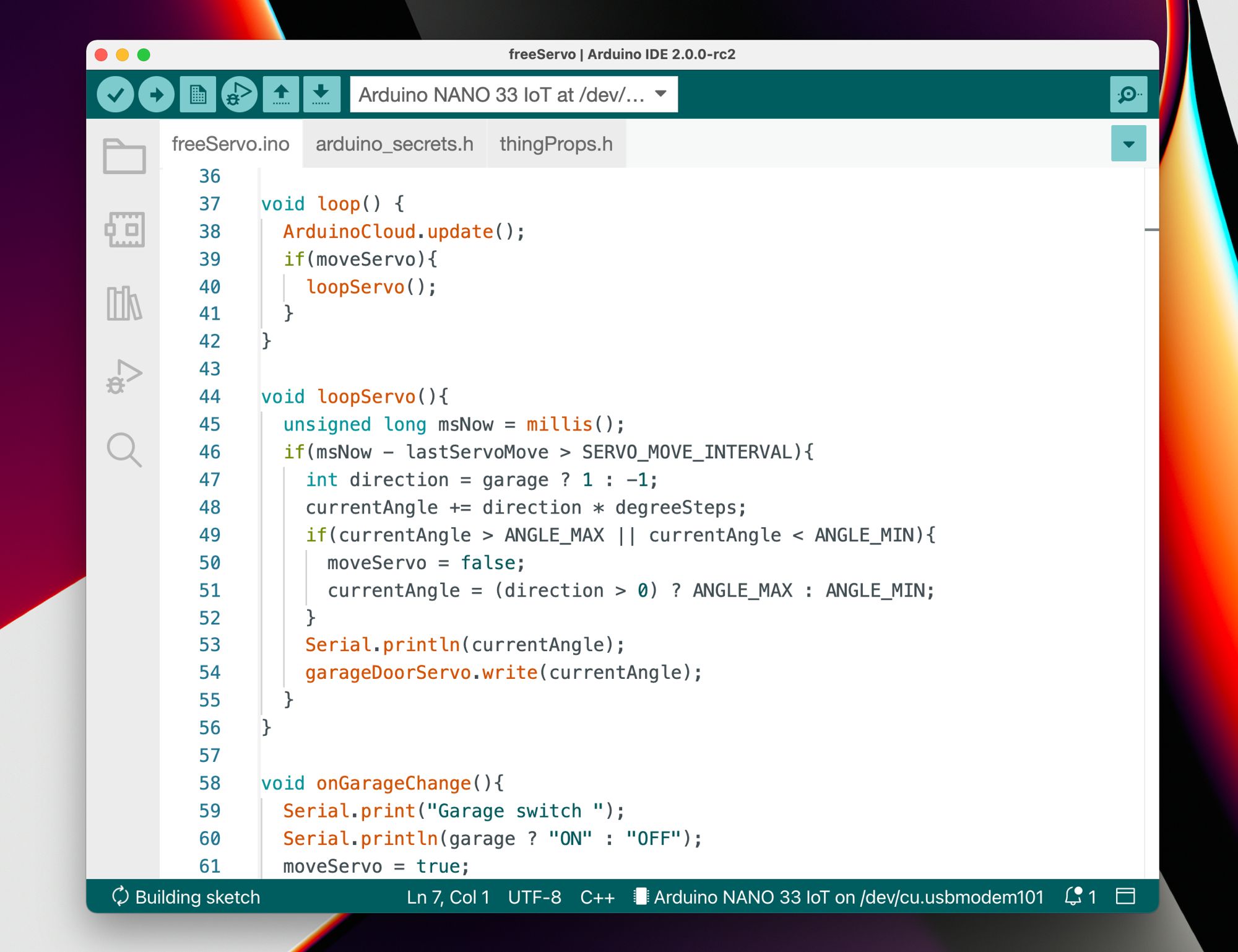 Arduino Integrated Development Environment (IDE) software