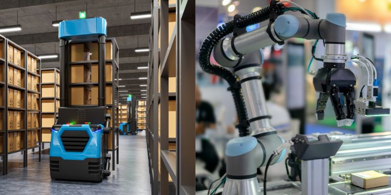 stationary robot vs mobile robot