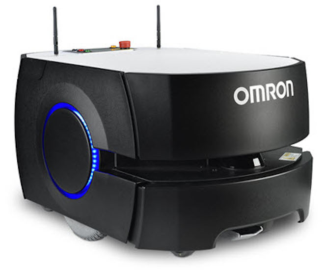 Omron autonomous mobile robot (AMR)