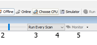 choose cpu button