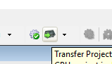 transfer button for downloading any program updates