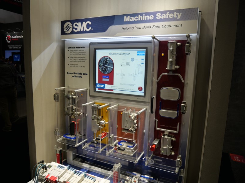 SMC safe pneumatic cylinders
