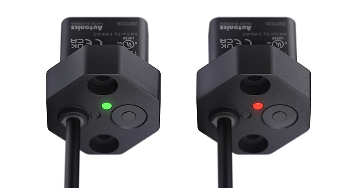 Indicator LEDs on the LPD sensors from Autonics