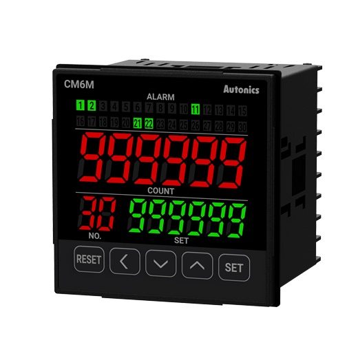 CM6M Series Channel Counters offer a space-saving, compact device for counting tool use accurately. 