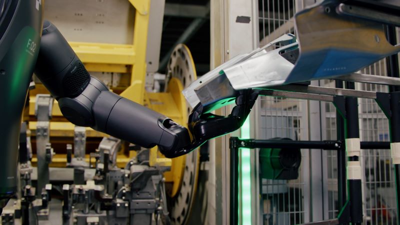 Human-like hands were able to manipulate parts in an automated cell without human intervention