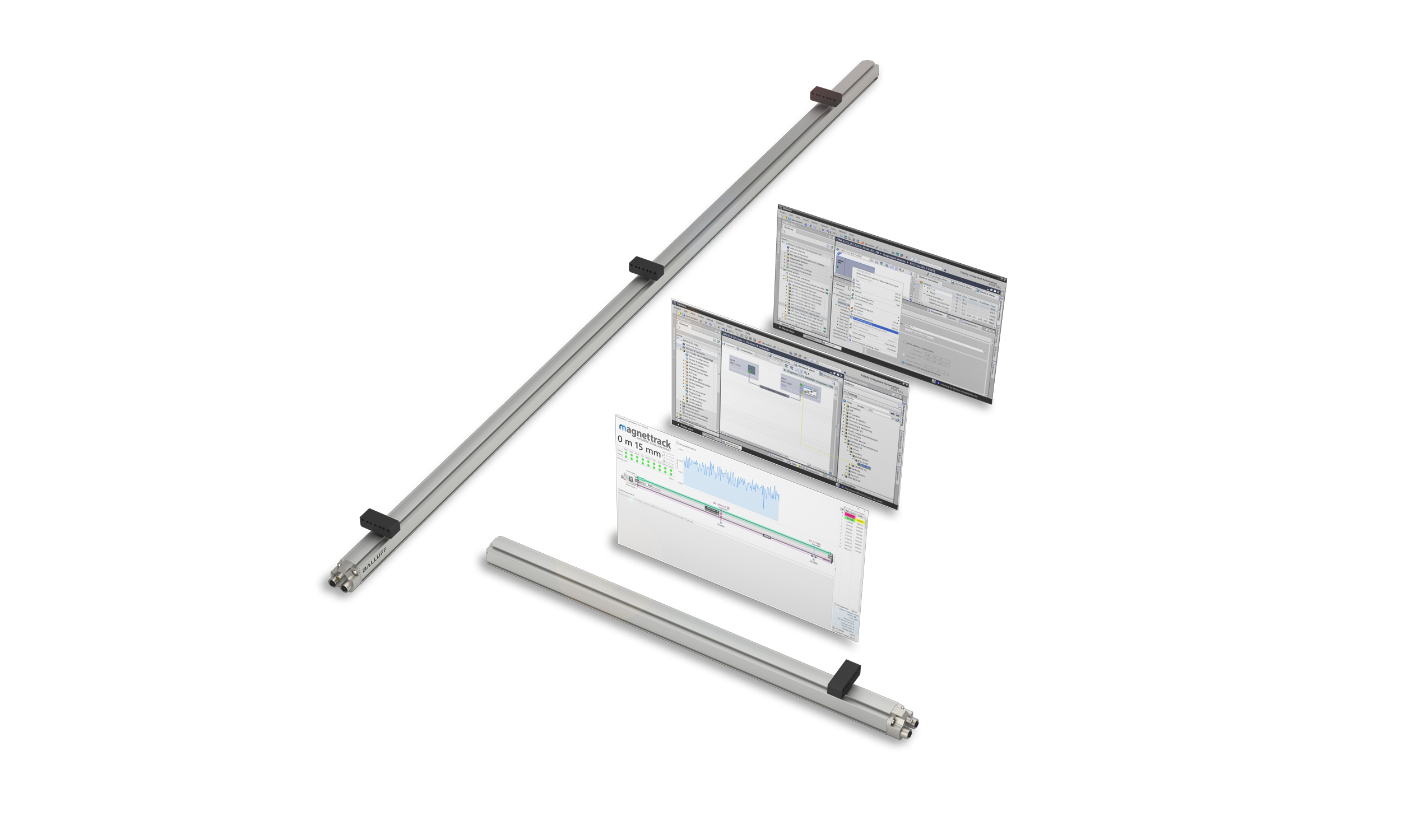 Balluff’s long-distance magnetostrictive position measuring system for cranes