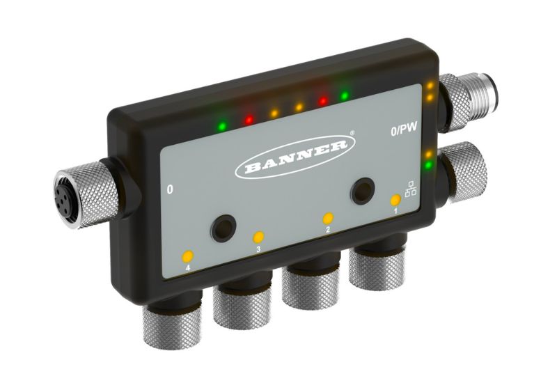 Banner's DXMR90 Controller for condition monitoring and predictive maintenance