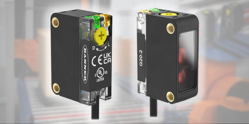 Banner Engineering Q20-2 Polarized Retroreflective Photoelectric Sensor