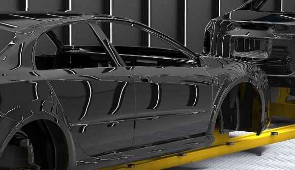 The Zebra effect used to inspect paint on a car