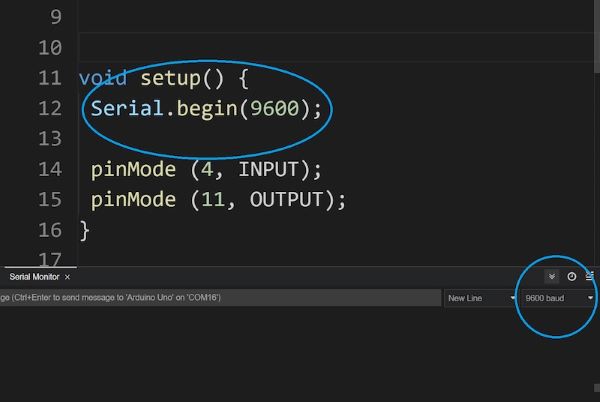 What does baud rate mean for a microcontroller?