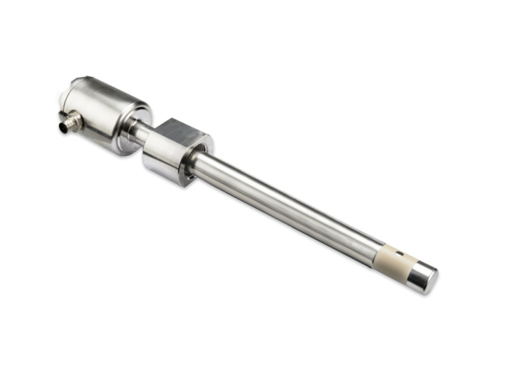 Baumer’s 244 mm long PFM43 electromagnetic immersion flow sensor to fit pipe diameters from DN80 to DN1000