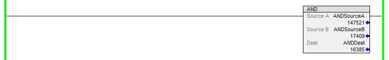 dropping AND function into program result