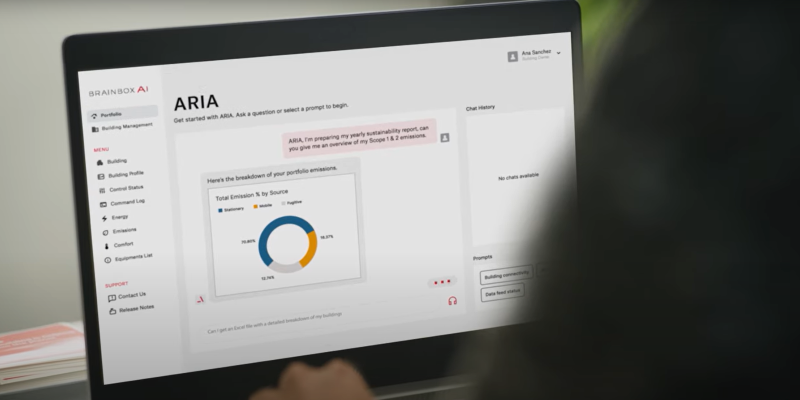 BrainBox AI’s ARIA is an AI-powered assistant for building management