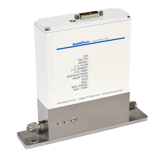  Now in its third generation, Brooks Instrument’s new Quantum Coriolis mass flow meter controller (QMC) is available in two models. 