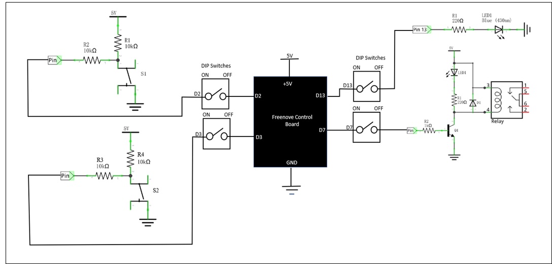 count down counter electronic circuit schematic diagram