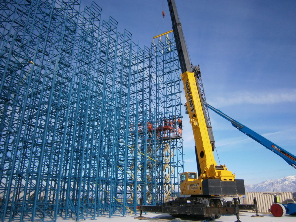 Engineered Products constructing an automated storage and retrieval system