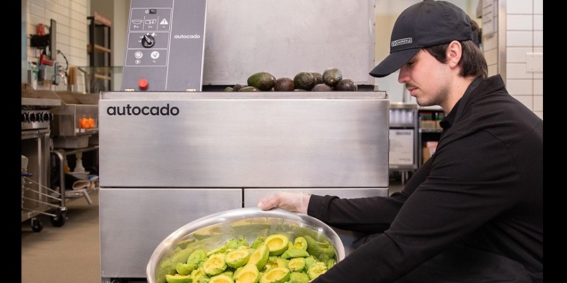 Peeling and cutting avocados