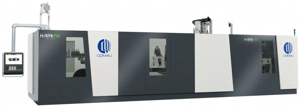 Comau’s wire forming and wire insertion station