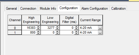 provide those values into channel 1 input 