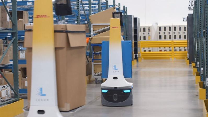 DHL mobile robots