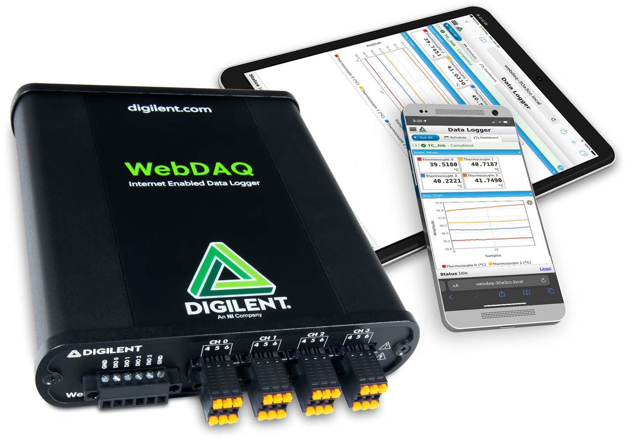 The WebDAQ 904 universal input data logger