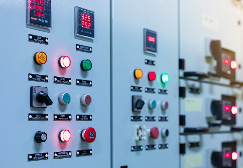 Machine control panel