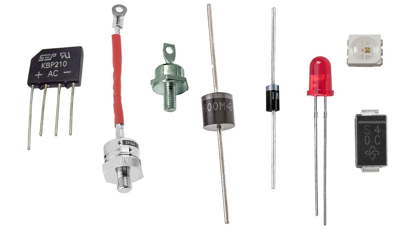 A variety of diode components